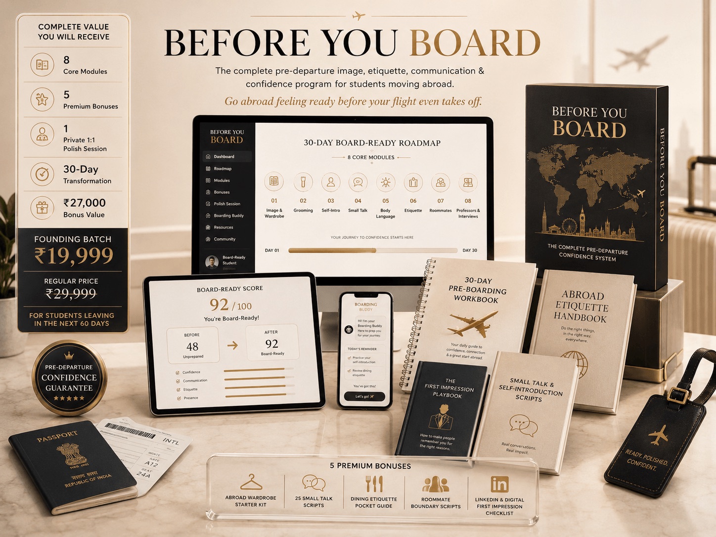 Before You Board — Programme overview and value breakdown